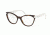 Prada PR02TVF Progressive Prescription Eyeglasses 2AU1O1-54 - Havana Frame