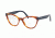 Prada PR02TVF Progressive Prescription Eyeglasses 4BW1O1-54 - Medium Havana Frame