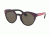 Prada PR03US Single Vision Prescription Sunglasses, 53mm, Black/bordeaux/fuxia, PR03US-SSA5S2-53-SV