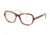 Prada PR03VV Eyeglass Frames CDK1O1-52 - Pink Havana/Top Bordeaux/Ivory Frame