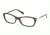 Prada PR04PV Single Vision Prescription Eyeglasses 2AU1O1-5417 - Havana Frame