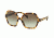 Prada PR06SSF Single Vision Prescription Sunglasses PR06SSF-7S04K1-56 - Lens Diameter 56 mm, Frame Color Medium Havana