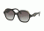 Prada PR06USF Sunglasses 1AB0A7-54 - Black Frame, Grey Gradient Lenses