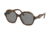 Prada PR06USF Sunglasses TH89K1-54 - Havana/white Havana Frame, Grey Lenses