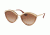 Prada PR07US Single Vision Prescription Sunglasses PR07US-726088-64 - Lens Diameter 64 mm, Frame Color Sand Gold/brown