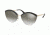 Prada PR07US Single Vision Prescription Sunglasses PR07US-U435O0-64 - Lens Diameter 64 mm, Frame Color Pale Gold/black/grey