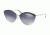 Prada PR07US Sunglasses KI53A0-64 - Grey Frame, Grey Grad Blue Mirror Silver Lenses