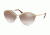 Prada PR07US Sunglasses KNG4O0-64 - Sand Pale Gold/light Brown Frame, Gradient Brown Mirror Silver Lenses