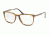 Prada PR07UV Progressive Prescription Eyeglasses VYQ1O1-53 - Striped Brown Frame