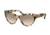 Prada PR08SS Single Vision Prescription Sunglasses PR08SS-UAO4K0-55 - Lens Diameter 55 mm, Frame Color Spotted Opal Brown