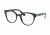 Prada PR08UVF Single Vision Prescription Eyeglasses 07E1O1-52 - Black/grey/yellow Frame
