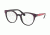 Prada PR08UVF Single Vision Prescription Eyeglasses SSA1O1-52 - Black/bordeaux/fuxia Frame