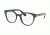 Prada PR08UVF Single Vision Prescription Eyeglasses, 52mm, Black-Brown-Pink, PR08UVF-SVK1O1-52-SV
