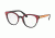Prada PR08UVF Single Vision Prescription Eyeglasses SVS1O1-52 - Black/fuxia/yellow Frame