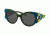 Prada PR10US Single Vision Prescription Sunglasses PR10US-I8A5S0-54 - Lens Diameter 54 mm, Frame Color Azure/yellow/green