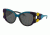 Prada PR10US Single Vision Prescription Sunglasses PR10US-N5B5S0-54 - Lens Diameter 54 mm, Frame Color Violet/yellow/azure