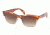 Prada PR11PS Single Vision Prescription Sunglasses PR11PS-4BW6S1-5419 - Lens Diameter 54 mm, Frame Color Light Havana