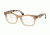 Prada PR11SV Single Vision Prescription Eyeglasses UBI1O1-51 - Brown Gradient Frame