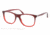 Prada PR13PV Progressive Prescription Eyeglasses MAX1O1-52 - Bordaux Gradient Red Frame, Demo Lens Lenses