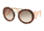 Prada PR13SS Progressive Prescription Sunglasses PR13SS-UE04K0-54 - Lens Diameter 54 mm, Frame Color Spotted Brown Pink
