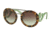 Prada PR13SS Progressive Prescription Sunglasses PR13SS-UEZ4K1-54 - Lens Diameter 54 mm, Frame Color Spotted Brown Green