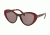 Prada PR14US Sunglasses YEO6X1-55 - Brown Frame, Violet Lenses