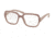 Prada PR15RV Eyeglass Frames TKP1O1-53 - Opal Pink/Matte Pink Frame