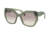 Prada PR16RSF Sunglasses UEI4P2-59 - Opal Dark Green Frame, Grey Gradient Lenses