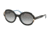 Prada PR17USF Bifocal Prescription Sunglasses, 53mm, Top Black/Azure/Spotted Brown, PR17USF-KHR0A7-53-BI