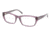 Prada PR18OV Single Vision Prescription Eyeglasses 7WR1O1-5218 - Transparent Violet Frame