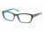 Prada PR18OV Single Vision Prescription Eyeglasses JAD1O1-5218 - Top Blue/Azure Frame, Demo Lens Lenses