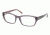 Prada PR18OV Single Vision Prescription Eyeglasses KAM1O1-5218 - Transparent Gray Frame