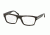 Prada PR18RV Single Vision Prescription Eyeglasses TV61O1-55 - Matte Brushed Brown Frame