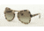 Prada PR18SS Sunglasses UAO4K1-55 - Spotted Opal Brown Frame, Green Gradient Lenses
