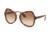Prada PR18SS Bifocal Prescription Sunglasses PR18SS-UE00A6-55 - Lens Diameter 55 mm, Frame Color Spotted Brown Pink