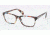 Prada PR19PV Bifocal Prescription Eyeglasses NAG1O1-5318 - Havana Spotted Blue Frame, Demo Lens Lenses