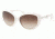 Prada PR21NS Sunglasses 7S36S1-5816 - Ivory Frame, Brown Gradient Lenses, 58mm Lens Diameter