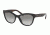 Prada PR21SS Sunglasses 1AB0A7-56 - Black Frame, Grey Gradient Lenses