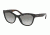 Prada PR21SSF Single Vision Prescription Sunglasses PR21SSF-1AB0A7-56 - Lens Diameter 56 mm, Frame Color Black