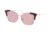 Prada PR21US Sunglasses A88239-56 - Silver Frame, Light Violet Tampo Ibiscus Sil Lenses
