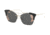 Prada PR21US Sunglasses ZO8238-56 - Pale Gold Frame, Dk Grey Tamp Ibiscus Rose Gold Lenses
