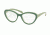 Prada PR25RV Bifocal Prescription Eyeglasses TKQ1O1-54 - Matte Opal Green On Green Frame