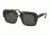 Prada PR26RS Sunglasses UA61A1-51 - Nut Canaletto/black Leather Frame, Grey Gradient Lenses