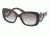 Prada PR27OS Sunglasses 1AB3M1-5400 - Black Frame, Gray Gradient Lenses