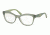 Prada PR29RVF Single Vision Prescription Eyeglasses UEI1O1-54 - Opal Dark Green Frame
