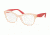 Prada PR29RVF Single Vision Prescription Eyeglasses UEW1O1-54 - Opal Pink Frame