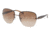Prada PR50OS Sunglasses ACD1Z1-6017 - Matte Brown Frame, Brown Gradient Lenses
