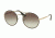 Prada PR51SS Sunglasses 1AB0A7-54 - Black/pale Gold Frame, Grey Gradient Lenses