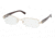 Prada PR52NV #AB61O1 - Pale Gold Demo Lens Frame