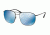 Prada PR52TS Sunglasses 7AX9P1-57 - Black Frame, Mirror Blue Lenses